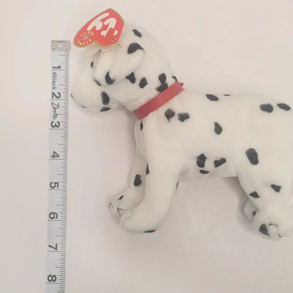 Ty Beanie Baby Rescue FDNY Dalmatian Dog 2001